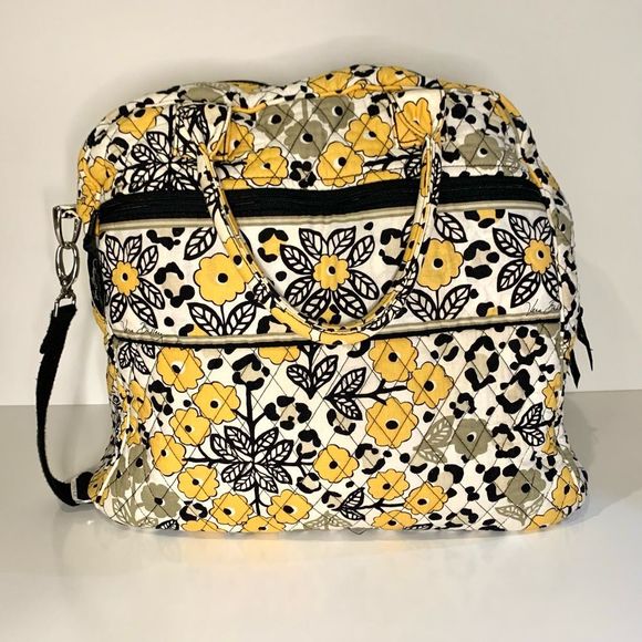 Vera Bradley Handbags - Vera Bradley Grand Weekender Travel Bag in Cotton Go Wild Crossbody Shoulder Bag